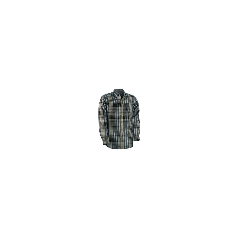 Alles muss raus -  Arbeitshemd Cofra Casual 100% Baumwolle V029- 0- 00 Farbe Seil Schwarz Größe XL