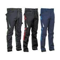 Alles muss raus -  Arbeitshosen Stretch elastisch Multitaschen Cofra Montijo V482- 0- 04 Farbe Anthrazit Schwarz Lime Größe 52
