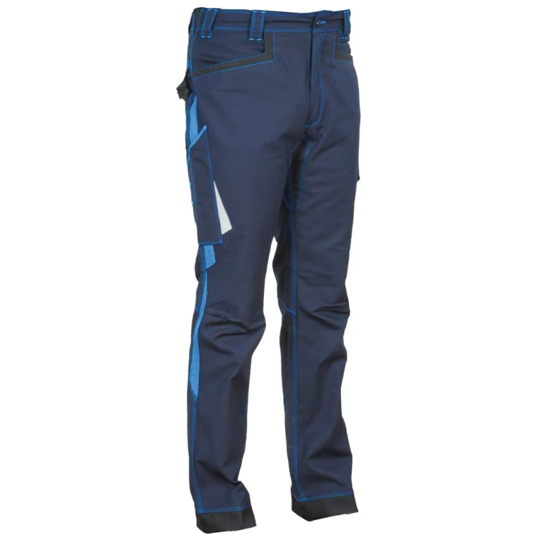 Alles muss raus -  Arbeitshosen Stretch elastisch Multitaschen Cofra Montijo V482- 0- 04 Farbe Anthrazit Schwarz Lime Größe 52