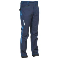 Alles muss raus -  Arbeitshosen Stretch elastisch Multitaschen Cofra Montijo V482- 0- 04 Farbe Anthrazit Schwarz Lime Größe 52