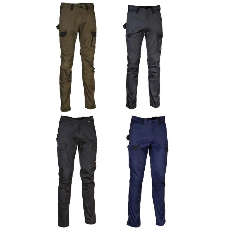 Alles muss raus -  Arbeitshosen Cofra Stretch Multitaschen Salanki V722- 0- 03 Größe 44 Farbe Anthrazit Schwarz