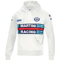 Alles muss raus -  Arbeitskapuzenpullover Sparco Hoodie Martini Racing 01279 Größe XL Farbe Hellblau