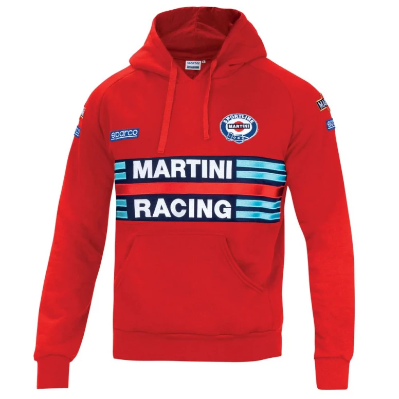 Alles muss raus -  Arbeitskapuzenpullover Sparco Hoodie Martini Racing 01279 Größe XL Farbe Hellblau