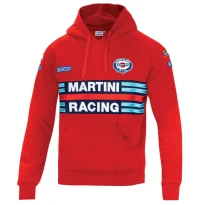 Alles muss raus -  Arbeitskapuzenpullover Sparco Hoodie Martini Racing 01279 Größe XL Farbe Hellblau
