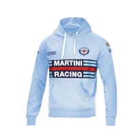 Alles muss raus -  Arbeitskapuzenpullover Sparco Hoodie Martini Racing 01279 Größe XL Farbe Hellblau