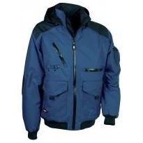 Alles muss raus -  Arbeitsjacke Multitaschen Cofra Motor V091- 0- 00 Größe 50 Farbe Avionblaun Blau