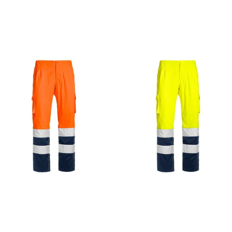 Alles muss raus -  Arbeitshosen Hochsichtbarkeit  Multitaschen Stretch Sottozero Hose H.V. Stretch 1590 Größe S Farbe Gelb