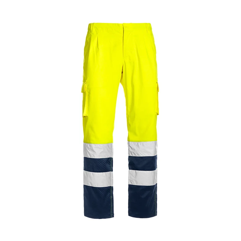 Alles muss raus -  Arbeitshosen Hochsichtbarkeit  Multitaschen Stretch Sottozero Hose H.V. Stretch 1590 Größe S Farbe Gelb