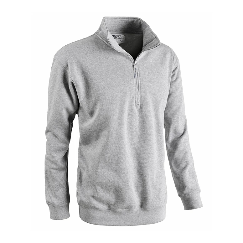 Alles muss raus -  Arbeits- Sweatshirt mit Halb- Reißverschluss Sottozero Smash 50200 Größe 2XL Farbe Dunkelgrau meliert