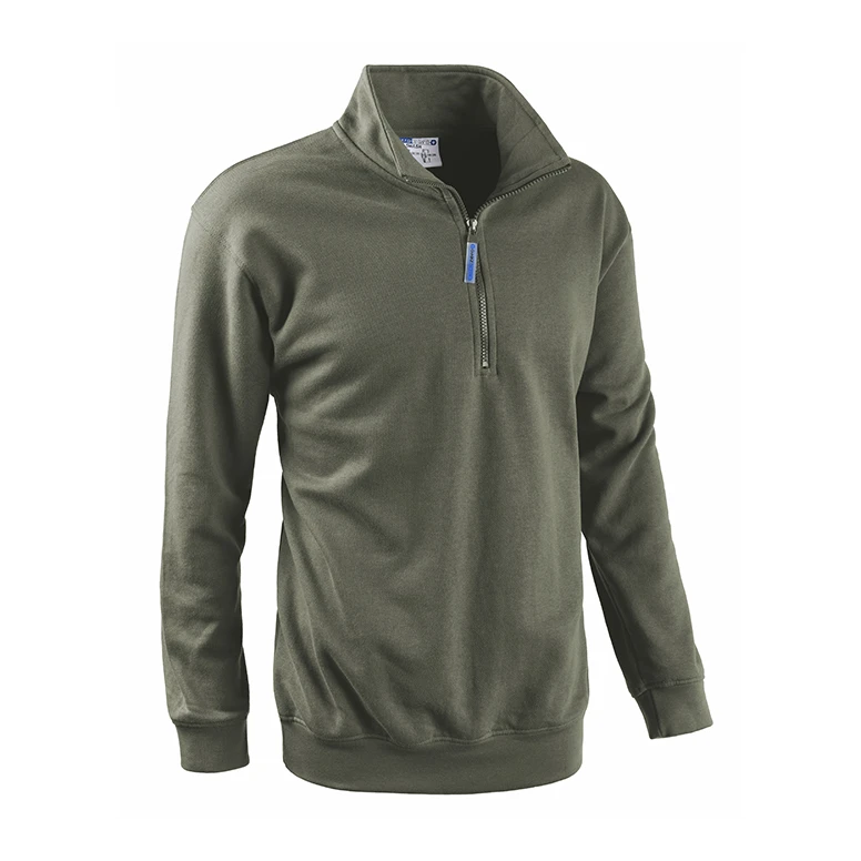 Alles muss raus -  Arbeits- Sweatshirt mit Halb- Reißverschluss Sottozero Smash 50200 Größe 2XL Farbe Dunkelgrau meliert
