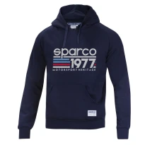 Alles muss raus -  Sparco Hoodie 1977 -  01320 Arbeitskapuzenpullover Größe S Farbe Schwarz