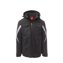 Alles muss raus -  Arbeitsjacke Multitaschen Softshell Payper Wonder Pad AY 7274 Größe L Farbe Rot