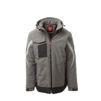 Alles muss raus -  Arbeitsjacke Multitaschen Softshell Payper Wonder Pad AY 7274 Größe L Farbe Rot