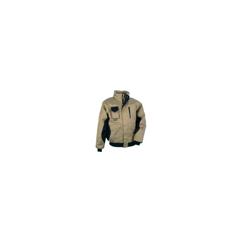 Alles muss raus -  Gepolsterte Arbeitsjacke mit vielen Taschen Cofra Iceberg V001- 0- 00 Größe 52 Farbe Schlamm Schwarz