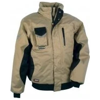 Alles muss raus -  Gepolsterte Arbeitsjacke mit vielen Taschen Cofra Iceberg V001- 0- 00 Größe 52 Farbe Schlamm Schwarz