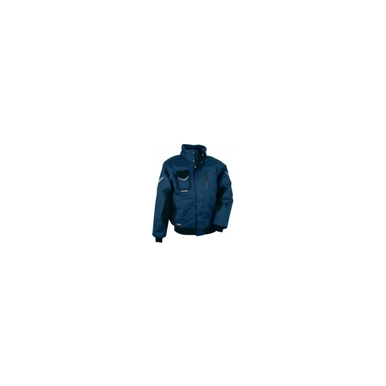 Alles muss raus -  Gepolsterte Arbeitsjacke mit vielen Taschen Cofra Iceberg V001- 0- 00 Größe 52 Farbe Schlamm Schwarz