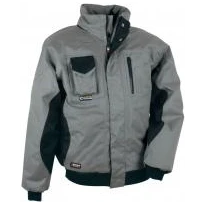 Alles muss raus -  Gepolsterte Arbeitsjacke mit vielen Taschen Cofra Iceberg V001- 0- 00 Größe 52 Farbe Schlamm Schwarz