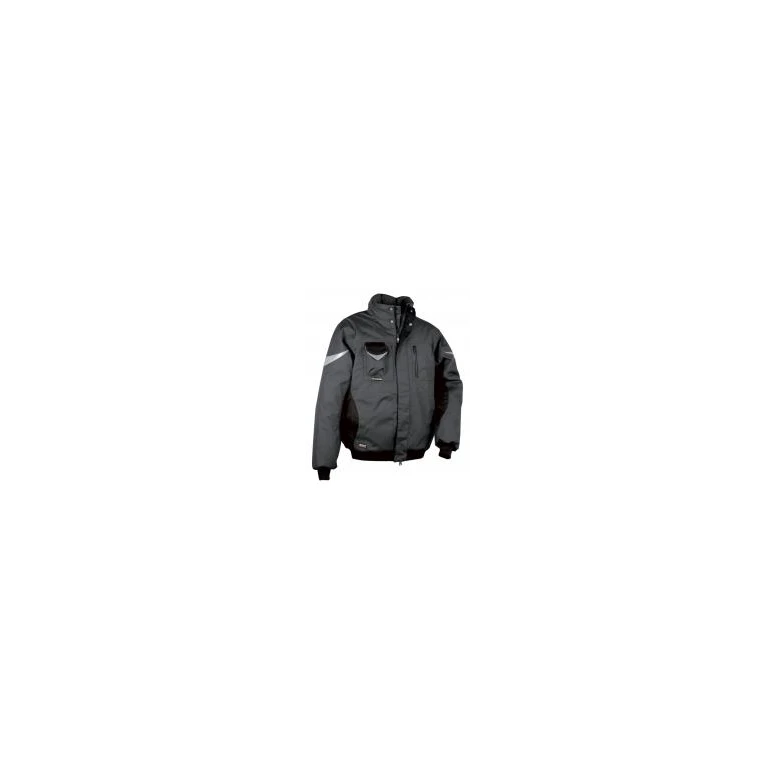 Alles muss raus -  Gepolsterte Arbeitsjacke mit vielen Taschen Cofra Iceberg V001- 0- 00 Größe 52 Farbe Schlamm Schwarz