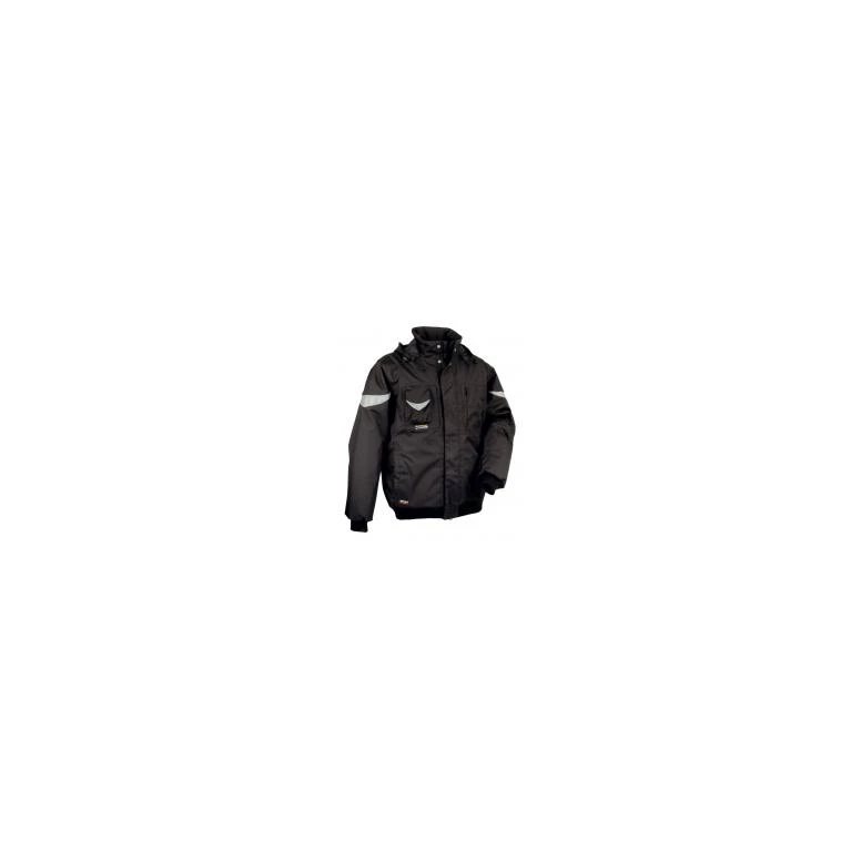 Alles muss raus -  Gepolsterte Arbeitsjacke mit vielen Taschen Cofra Iceberg V001- 0- 00 Größe 52 Farbe Schlamm Schwarz