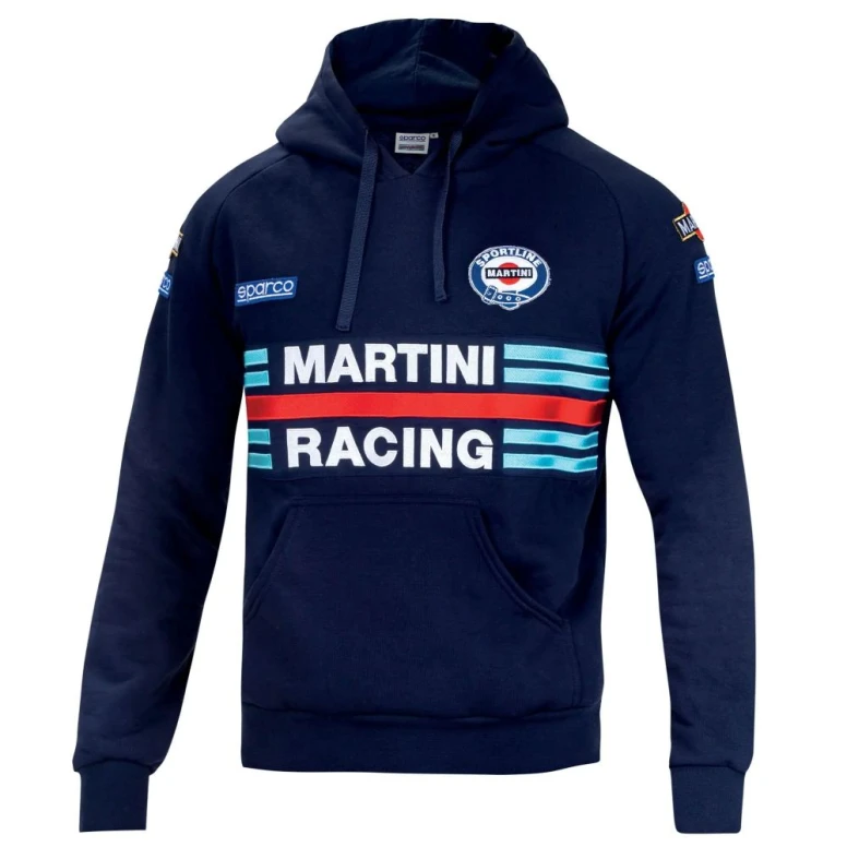 Alles muss raus -  Arbeitskapuzenpullover Sparco Hoodie Martini Racing 01279 Größe L Farbe Rot