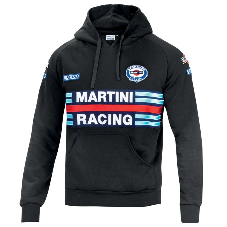 Alles muss raus -  Arbeitskapuzenpullover Sparco Hoodie Martini Racing 01279 Größe L Farbe Rot