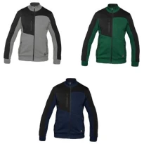 Alles muss raus -  Arbeitssweatshirt mit langem Reißverschluss und Mehrtaschen Siggi Nilo 73MG0787/00- 1089 Größe M Farbe Grau