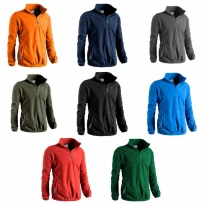 Alles muss raus - Arbeitsfleecejacke mit Halb- Reißverschluss Sottozero Schweden 7250 Größe XL Farbe Grau Smoke