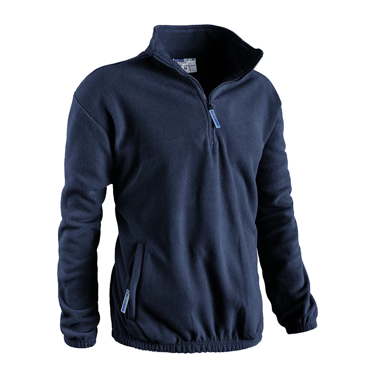Alles muss raus - Arbeitsfleecejacke mit Halb- Reißverschluss Sottozero Schweden 7250 Größe XL Farbe Grau Smoke