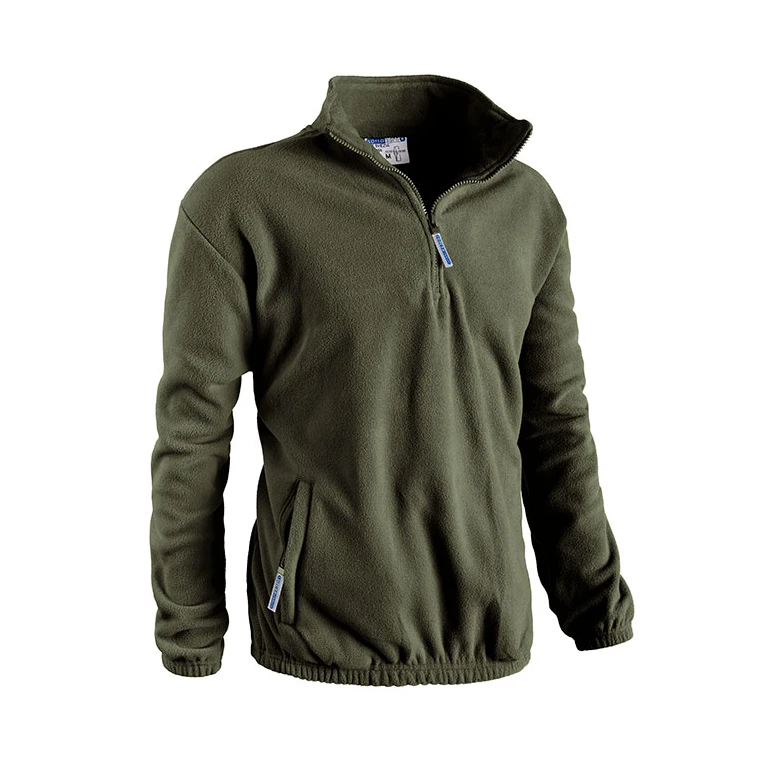 Alles muss raus - Arbeitsfleecejacke mit Halb- Reißverschluss Sottozero Schweden 7250 Größe XL Farbe Grau Smoke