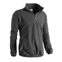 Alles muss raus - Arbeitsfleecejacke mit Halb- Reißverschluss Sottozero Schweden 7250 Größe 4XL Farbe Navyblau