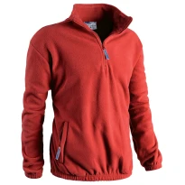 Alles muss raus - Arbeitsfleecejacke mit Halb- Reißverschluss Sottozero Schweden 7250 Größe 4XL Farbe Navyblau