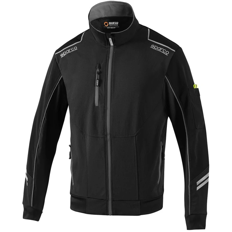 Alles muss raus -  Arbeitsjacke Light- Shell Sparco Tech 02413 Größe XL Farbe Navyblau Orange