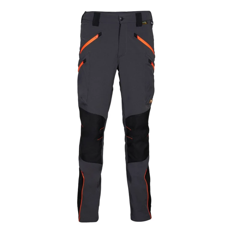 Alles muss raus -  Arbeitshosen Multitaschen Stretch Cofra Velten V621- 0- 04 Größe 46 Farbe Schwarz Lime