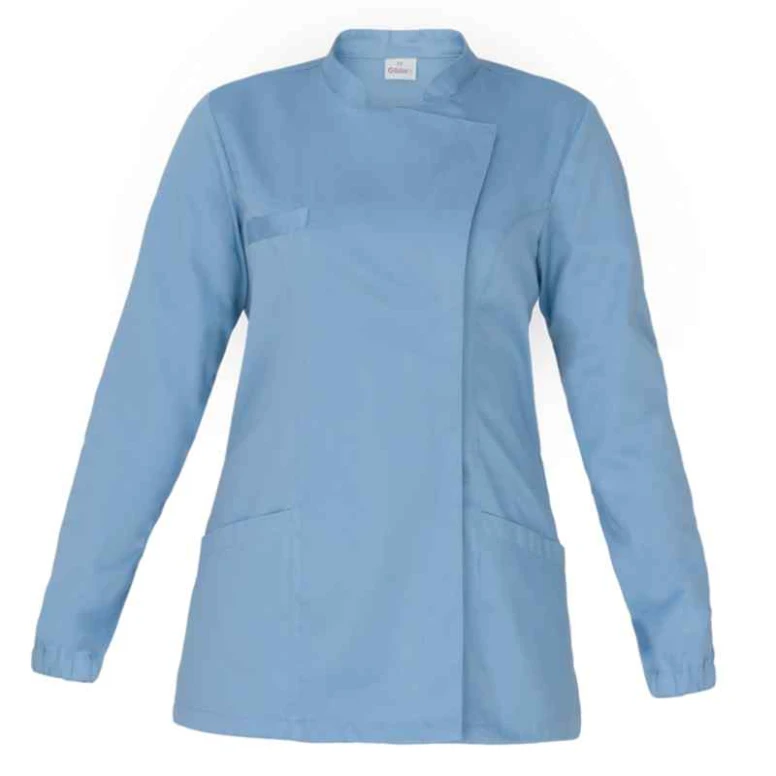 Alles muss raus -  Damen Amanda Arbeitsbluse Giblor's 17P03K329- L Größe XS Farbe Hellblau