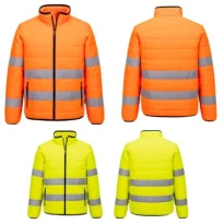 Alles muss raus -  Arbeitsjacke Portwest Hochsichtbarkeit  Baffle Hi- Vis S617 wasserdicht Größe XL Farbe Gelb Schwarz