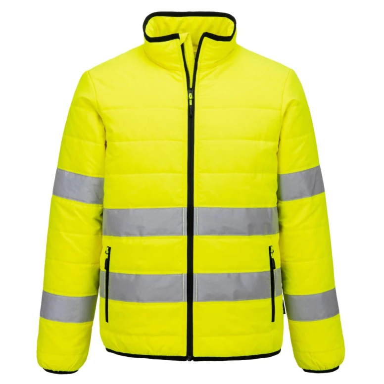 Alles muss raus -  Arbeitsjacke Portwest Hochsichtbarkeit  Baffle Hi- Vis S617 wasserdicht Größe XL Farbe Gelb Schwarz