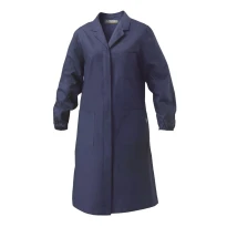 Alles muss raus -  Arbeitskittel Damen Carla Siggi 100% Baumwolle Größe S Farbe Blau