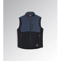 Alles muss raus -  Arbeitsweste Diadora PADDED VEST OSLO HYBRID Multitaschen wasserdicht 702.181812 Größe L Farbe Schwarz