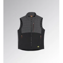 Alles muss raus -  Arbeitsweste Diadora PADDED VEST OSLO HYBRID Multitaschen wasserdicht 702.181812 Größe L Farbe Schwarz 2