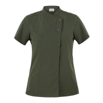 Alles muss raus -  Kurzärm Arbeitscoreanischejacke- Koch Giblor's Megan Damen 23P08G218 Größe M Farbe Blau