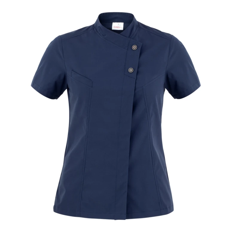 Alles muss raus -  Kurzärm Arbeitscoreanischejacke- Koch Giblor's Megan Damen 23P08G218 Größe M Farbe Blau