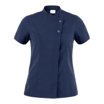 Alles muss raus -  Kurzärm Arbeitscoreanischejacke- Koch Giblor's Megan Damen 23P08G218 Größe M Farbe Blau
