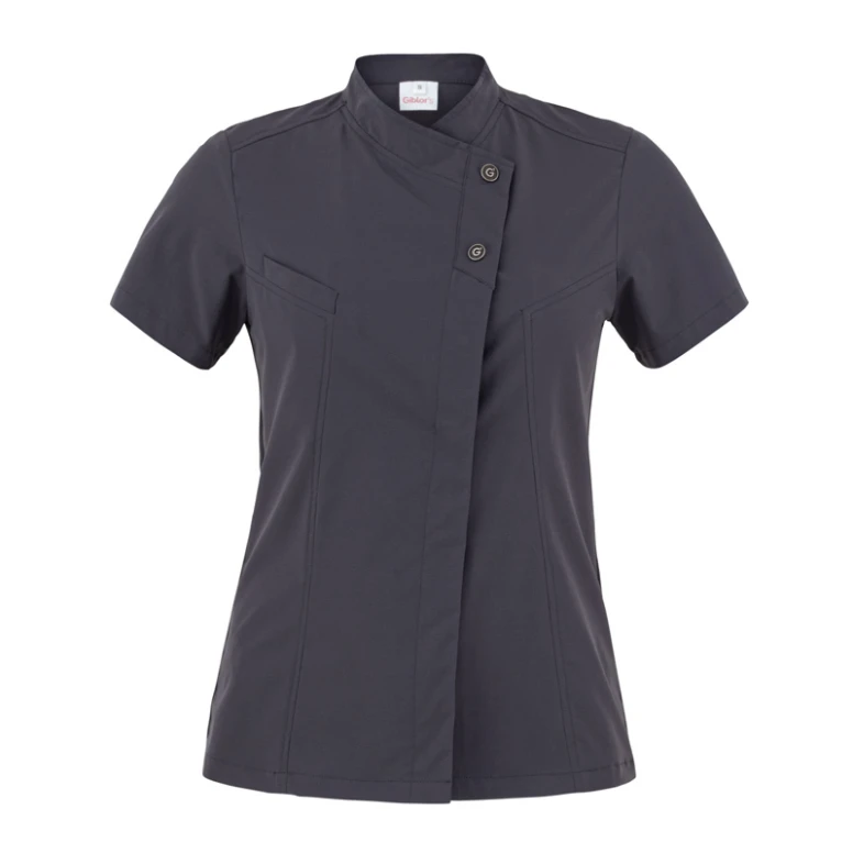 Alles muss raus -  Kurzärm Arbeitscoreanischejacke- Koch Giblor's Megan Damen 23P08G218 Größe M Farbe Blau