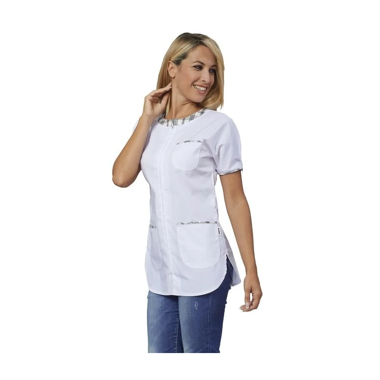 Alles muss raus -  Damen Tunika Multitaschen kurzärmelig Gioia Horeca Siggi -  28CS1424/00- 0001 Größe S Farbe Sand