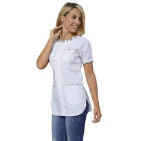 Alles muss raus -  Damen Tunika Multitaschen kurzärmelig Gioia Horeca Siggi -  28CS1424/00- 0001 Größe M Farbe Sand