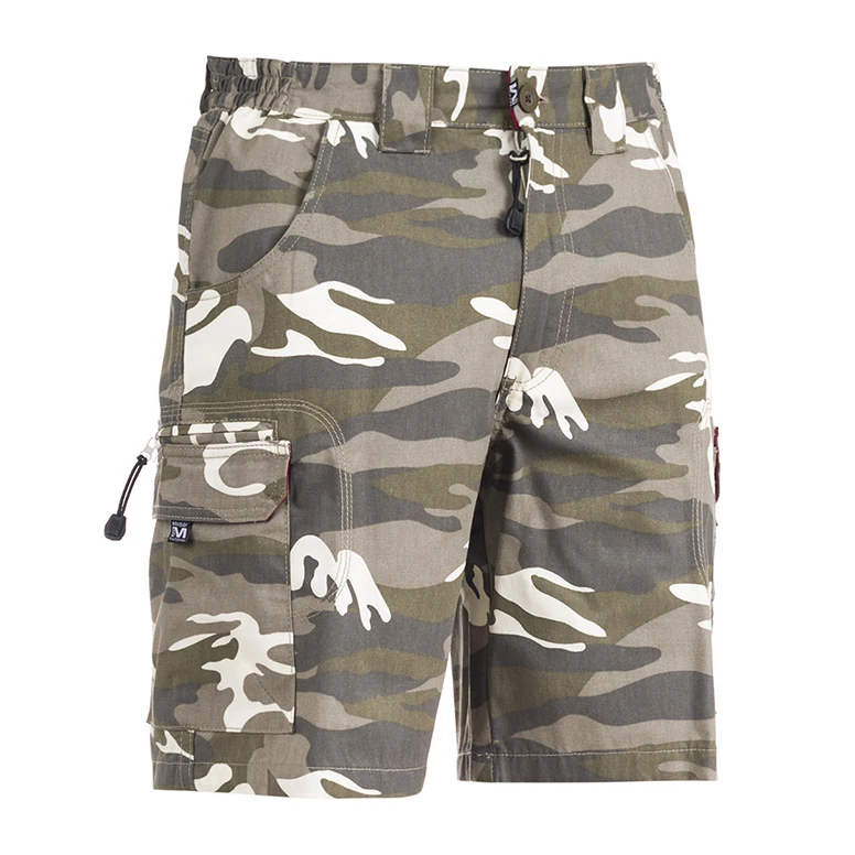 Alles muss raus -  Arbeitsbermuda 100% Baumwolle Multitaschen Sottozero Muroa E0201 Größe XL Farbe Camouflage
