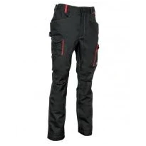 Alles muss raus -  Arbeitshosen Stretch elastisch Multitaschen Cofra Mompach V566- 0- 00 Größe 50 Farbe Schlamm Schwarz
