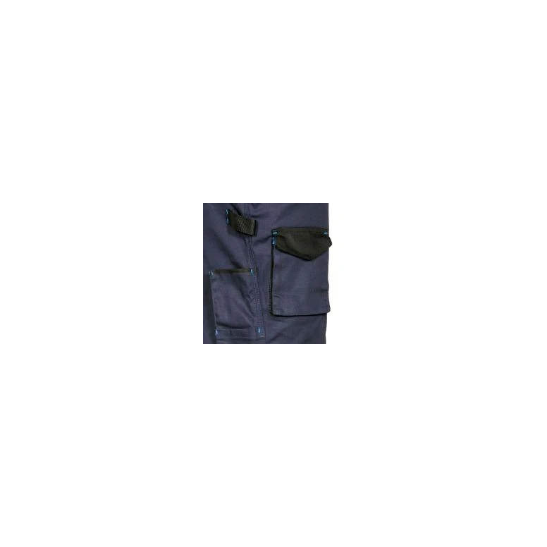 Alles muss raus -  Arbeitshosen Stretch elastisch Multitaschen Cofra Mompach V566- 0- 00 Größe 50 Farbe Schlamm Schwarz
