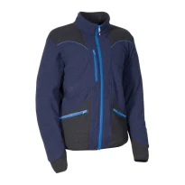 Alles muss raus -  Arbeitsjacke aus Mikrofleece mit mehreren Taschen Cofra Grebo V628- 0- 02 Größe L Farbe Schlamm Schwarz Gelb