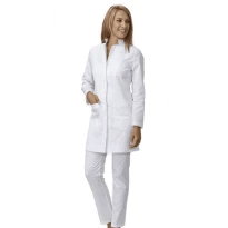 Alles muss raus -  Kittel Damen elastisch Maris Dr.Blaue Siggi -  04CA0512/00- 0757 Größe 50 Farbe Weiß